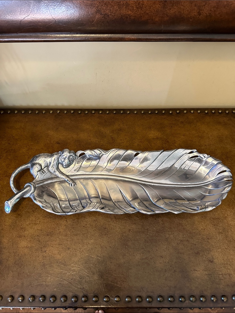 Arthur Court Safari Collection Monkey Tray 1999 (SIGNED)